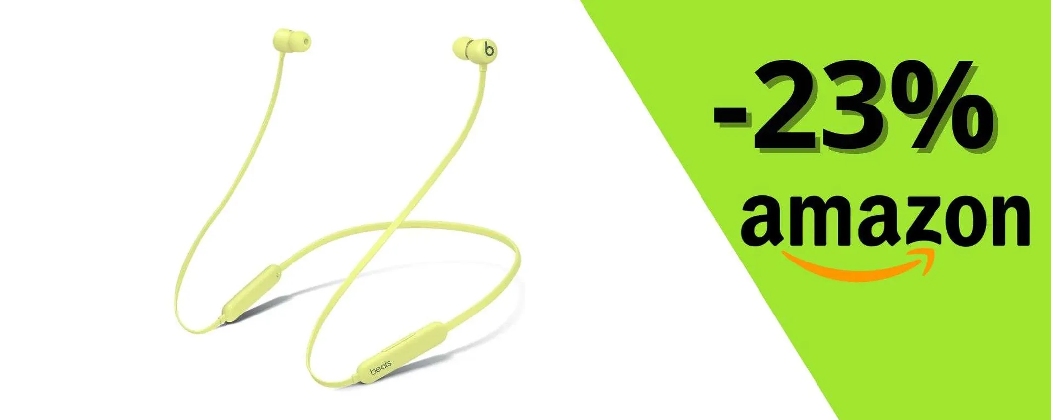 Beats Auricolari Flex a prezzo stracciato: solo 49,99€, sconto bomba del 23%
