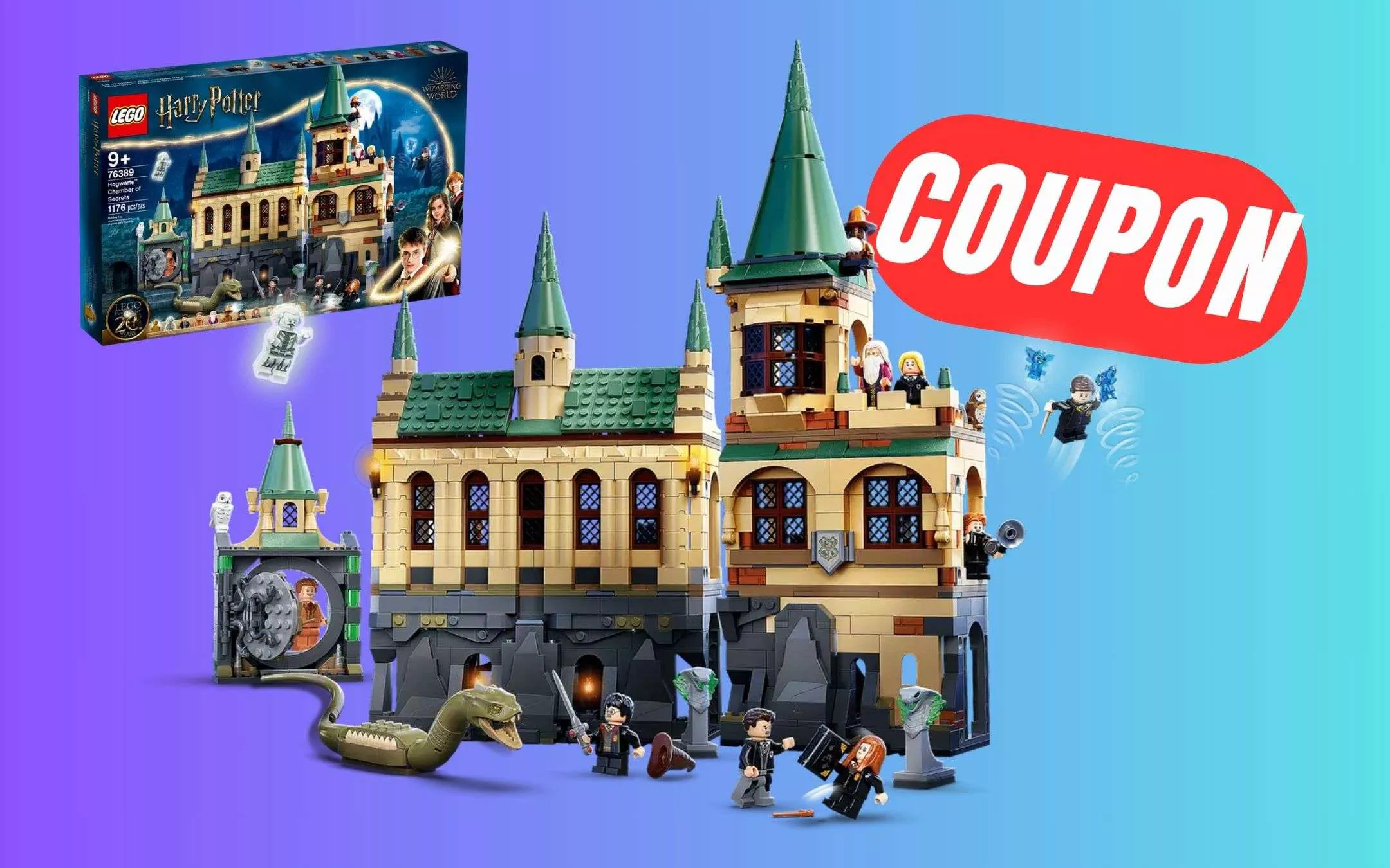 LEGO 76389 Harry Potter La Camera dei Segreti di Hogwarts in