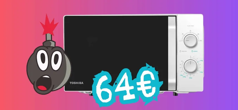 Toshiba: forno a microonde da 20L e 800W tuo con appena 64€ (affarone)