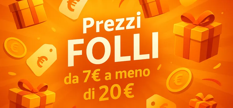 Prezzi FOLLI da 7€ a meno di 20€ su Amazon: offerte lampo da COLPO di CALORE
