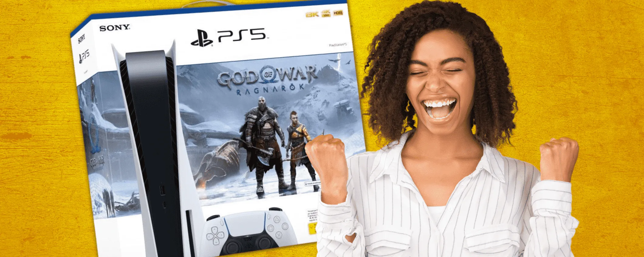 PS5 e God of War Ragnarok: 2 in 1 in offerta a €579,00 su eBay