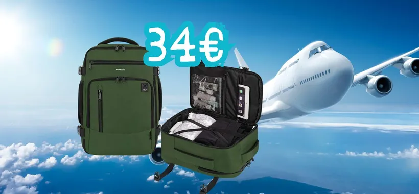 STOP alle SPESE EXTRA sui voli Ryanair con questo zaino da viaggio a soli 34€