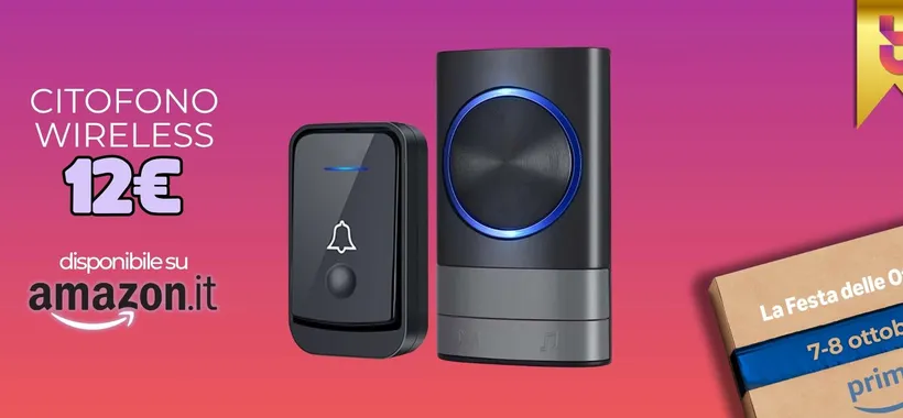 Citofono wireless con 12€ è tuo: si installa in 2 minuti e copre 400m