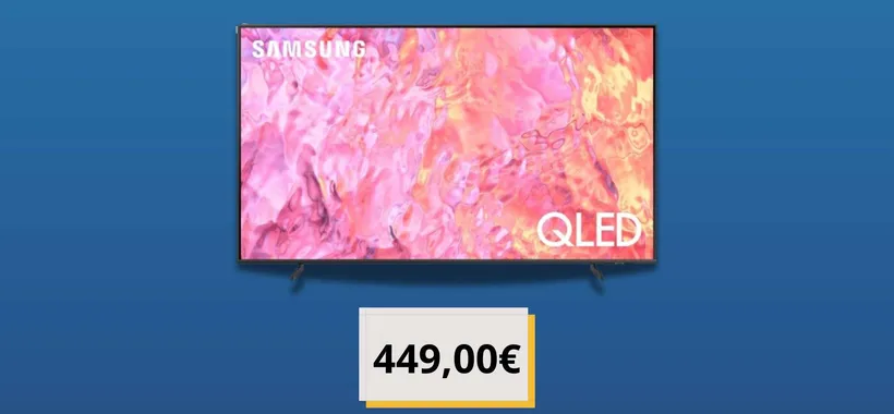 TV QLED 4K Samsung da 43", prezzo IN FRANTUMI: oggi è tua con sconto del 43%