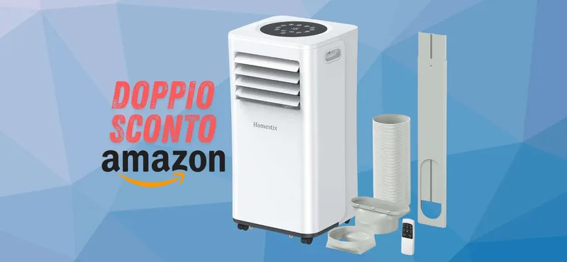 Condizionatore portatile da 7000 BTU + deumidificatore a soli 177€