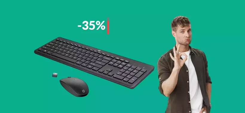 Tastiera e mouse wireless HP: con appena 25€ prendi ENTRAMBI