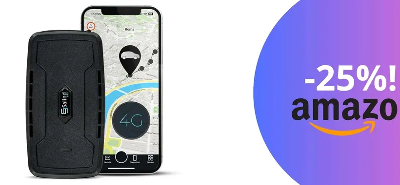 Localizzatore GPS 4G con batteria a lunga durata: l'offerta da non perdere