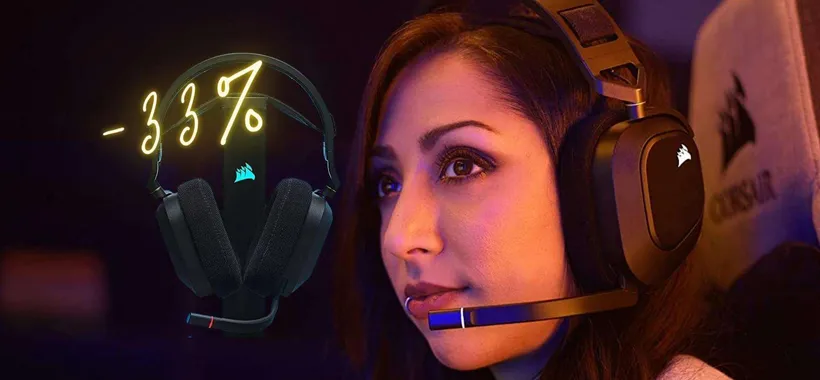 Corsair HS80: cuffie gaming wireless SPAZIALI a prezzo WOW (-33%)