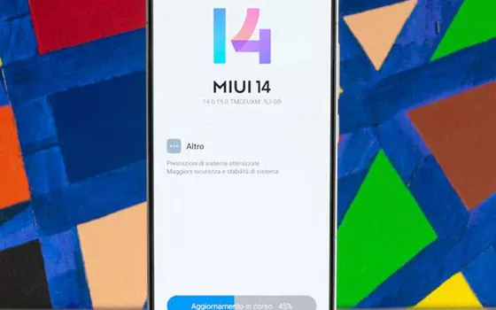 Android 13 arriva con MIUI 14 su smartphone economico Xiaomi