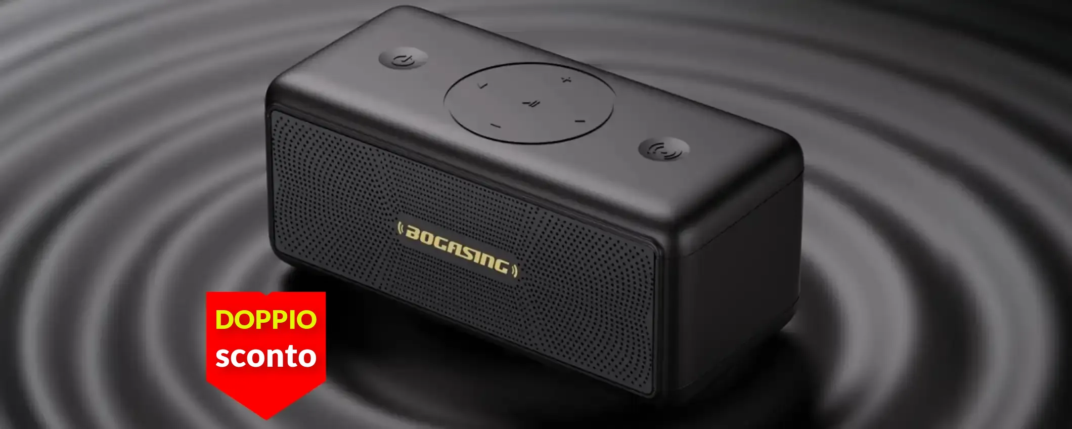 Con il doppio sconto, la cassa Bluetooth Bogasing da 40W scende a 55€