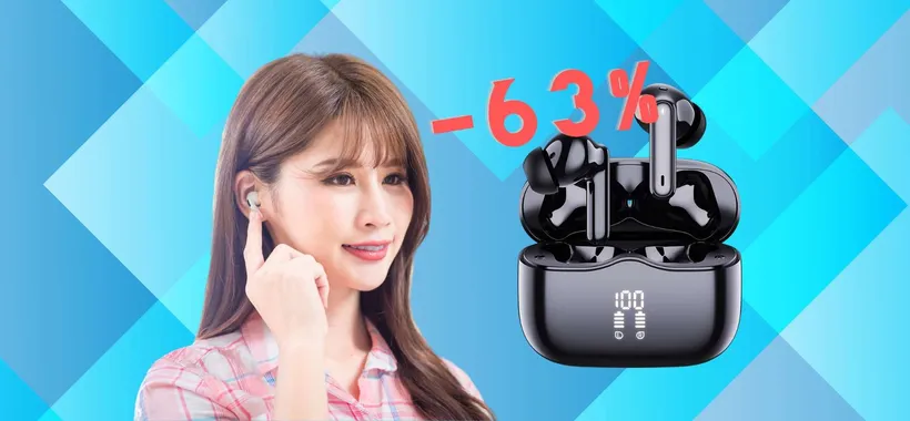 Questi auricolari Bluetooth sono di qualità e costano poco (-63%)
