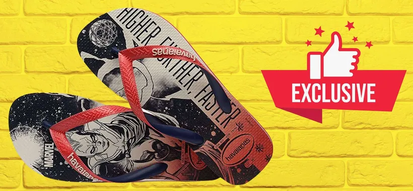 Infradito Havaianas Marvel da 9€: esclusiva Amazon PAZZESCA, prezzo mini