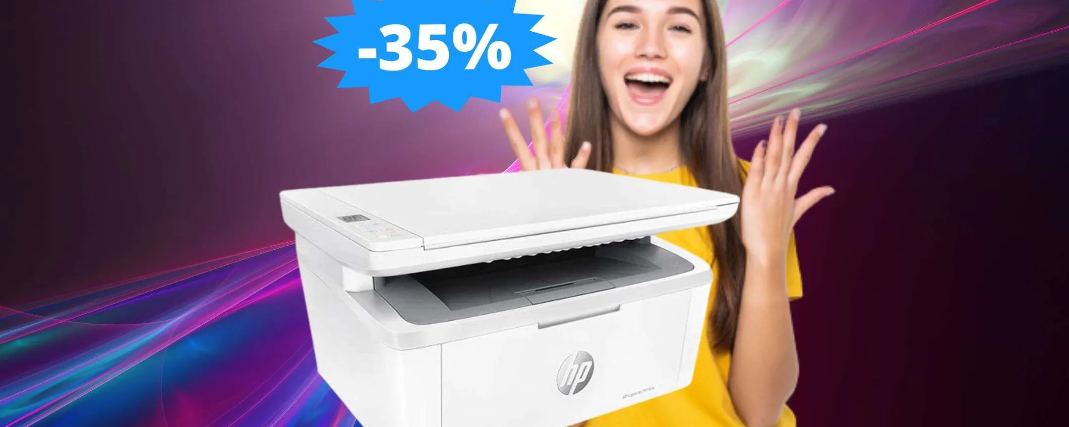 Stampante HP LaserJet M140w: un AFFARE da non perdere (-35%)