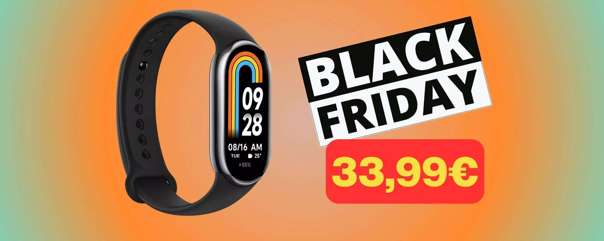Xiaomi Mi Band 8: prezzo SHOCK per il Black Friday