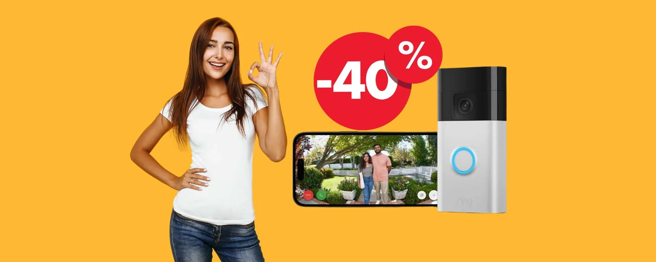 Videocitofono a batteria Ring: installazione semplice e PREZZO MINI