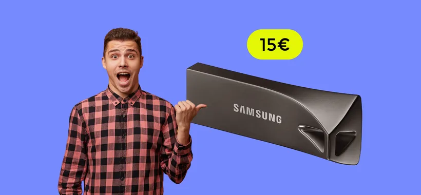 Chiavetta USB 32GB Samsung, resistente e velocissima: già tua a 15€