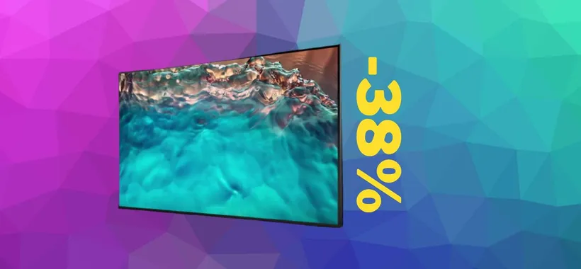 Samsung TV Crystal 4K da 55" in offerta BOMBA a 489€