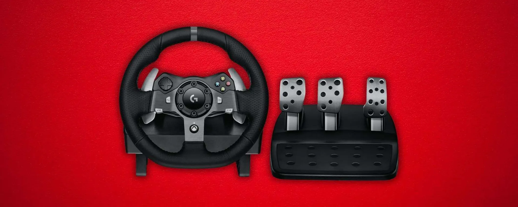 Logitech G920 Driving Force a 216,29€: volante da corsa con ritorno di forza ora al 50% su Amazon