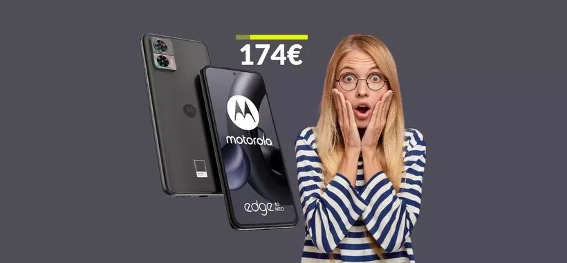 Motorola Edge 30 Neo: il prezzo crolla al MINIMO storico (174€)