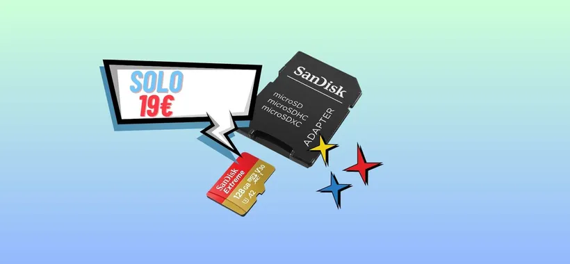 MicroSD SanDisk 128GB: solo 19€ alla Festa delle Offerte Primavera Amazon