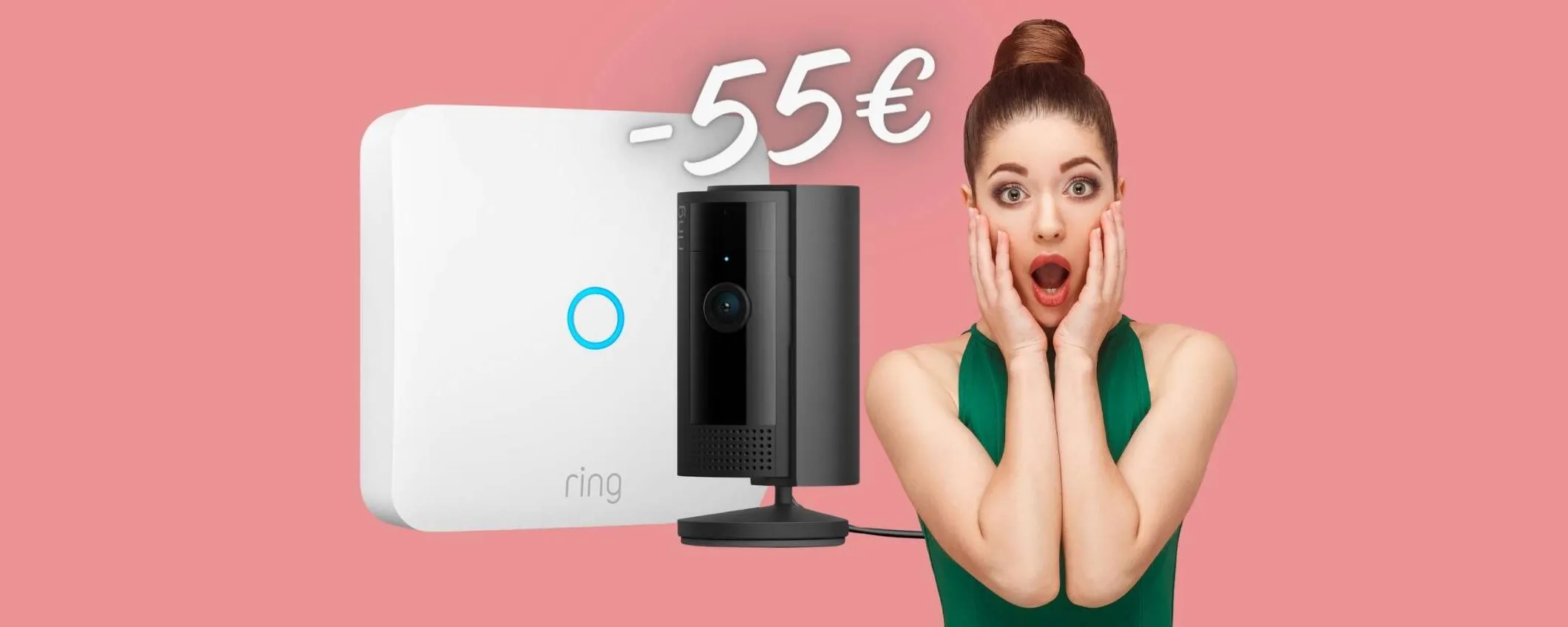 Prime Day in anticipo per Ring Intercom + Ring Indoor camera di Amazon (-46%)