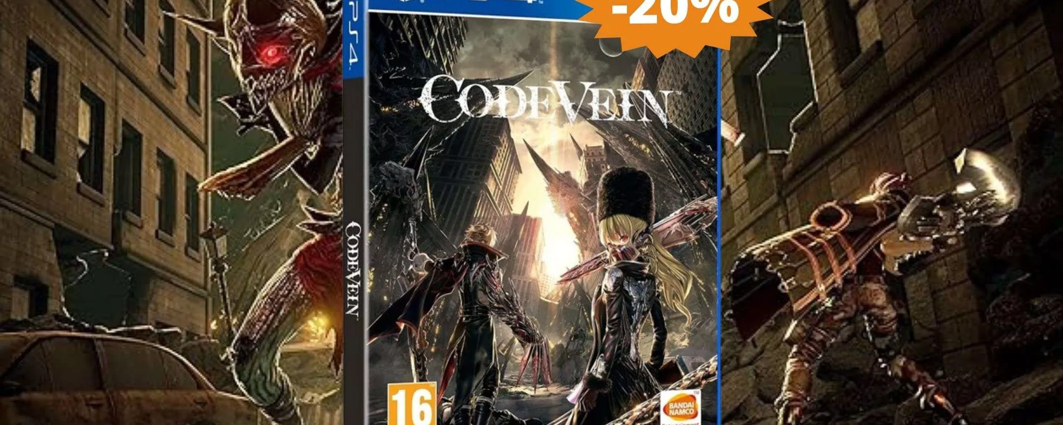 Code Vein per PS4: avventura EPICA in SUPER sconto del 20%