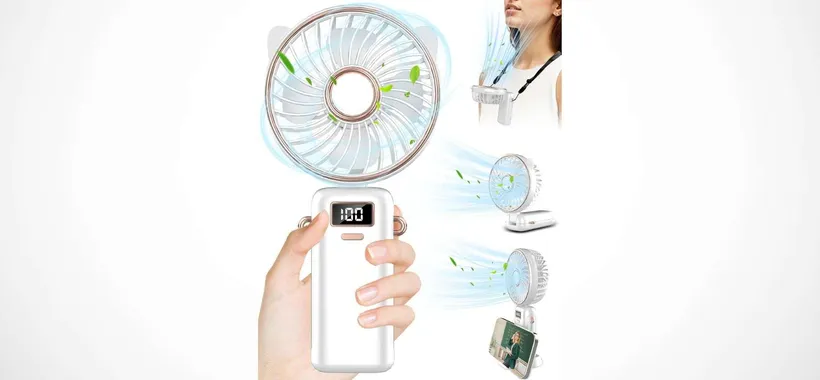 Stai al fresco con questo ventilatore portatile 5-in-1 in DOPPIO SCONTO Amazon