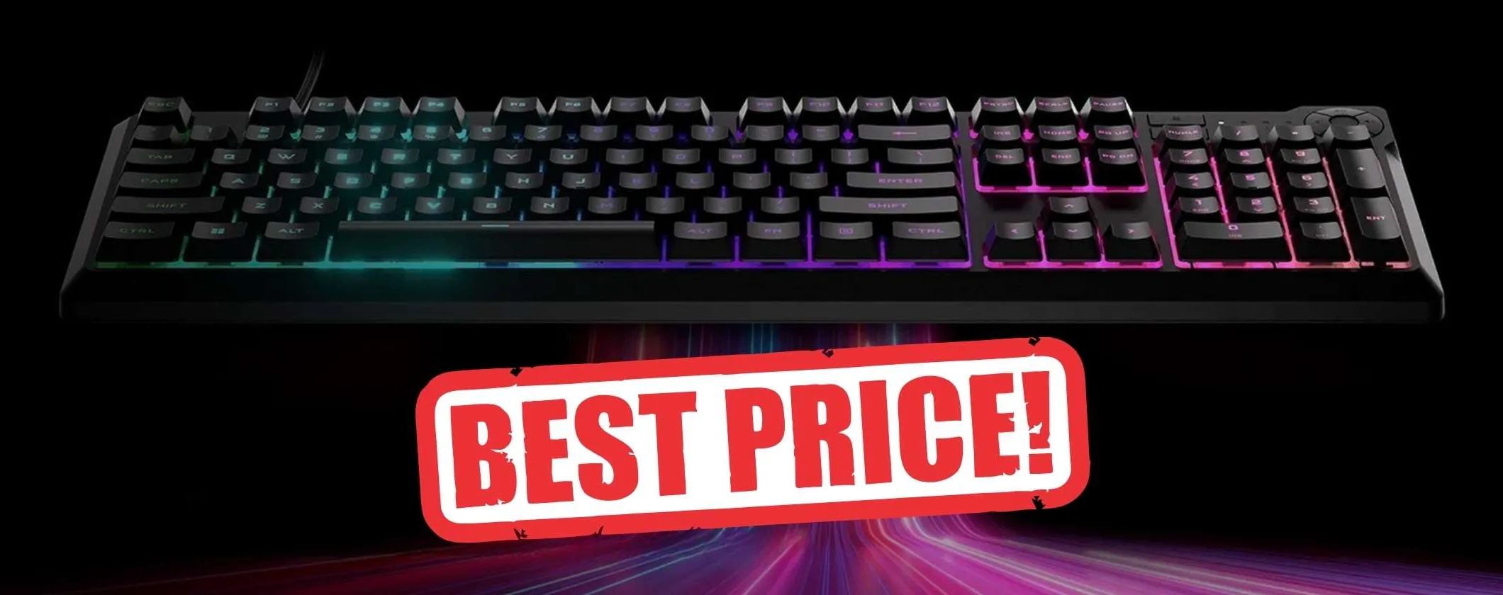 Corsair K55 CORE RGB: tastiera da gaming cablata per dominare le partite
