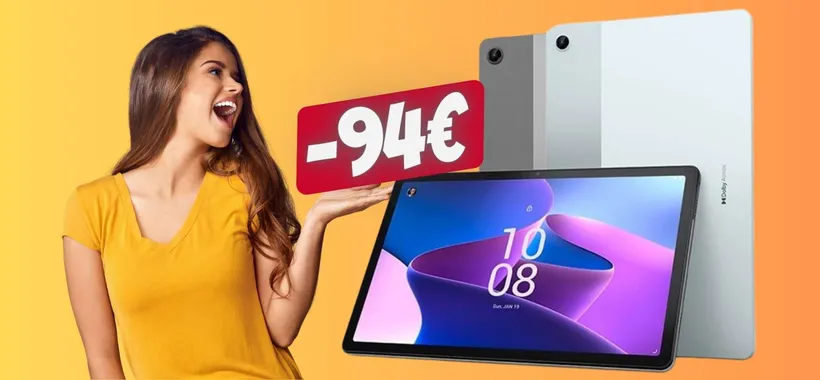Lenovo Tab M10 in MAXI SCONTO di 94€ su eBay, da non perdere
