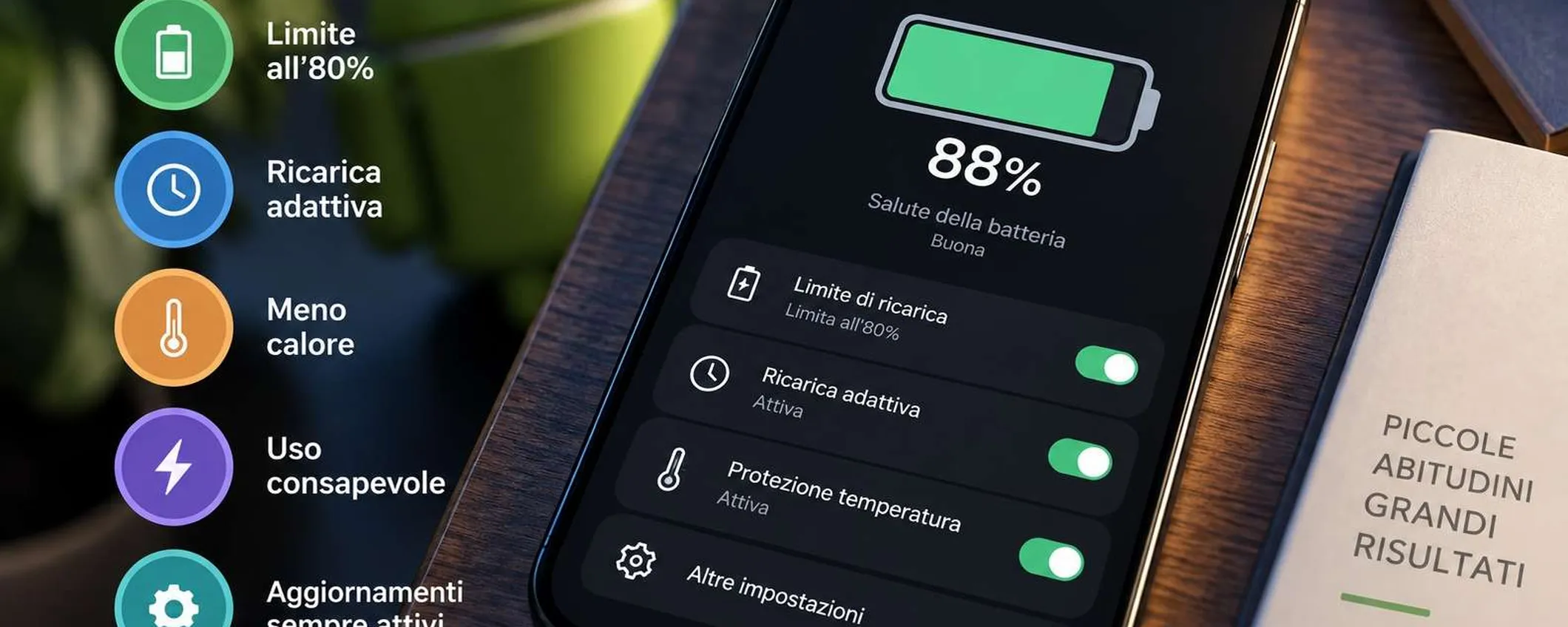 Batteria Android, 6 impostazioni e abitudini che possono farla durare più a lungo