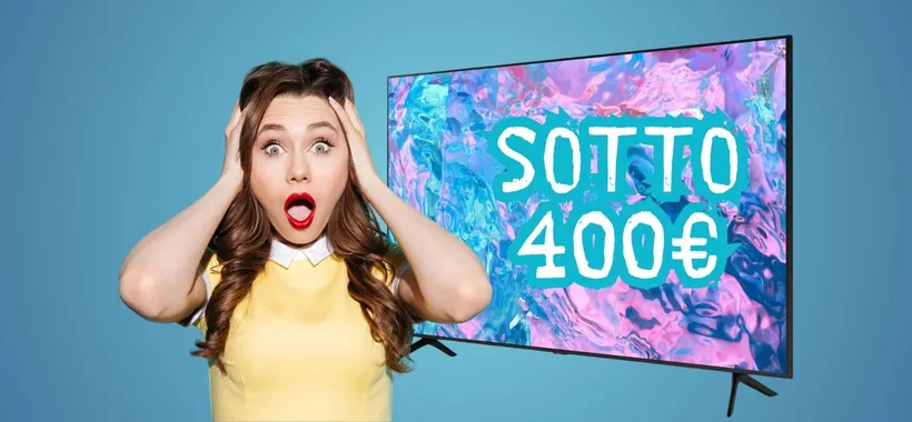 Smart TV 4K Samsung GIGANTE sotto i 400€ su eBay