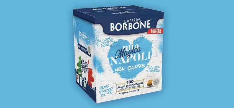 Caffè Borbone, 300 cialde dedicate a Napoli ora in super offerta (13 centesimi l'una)