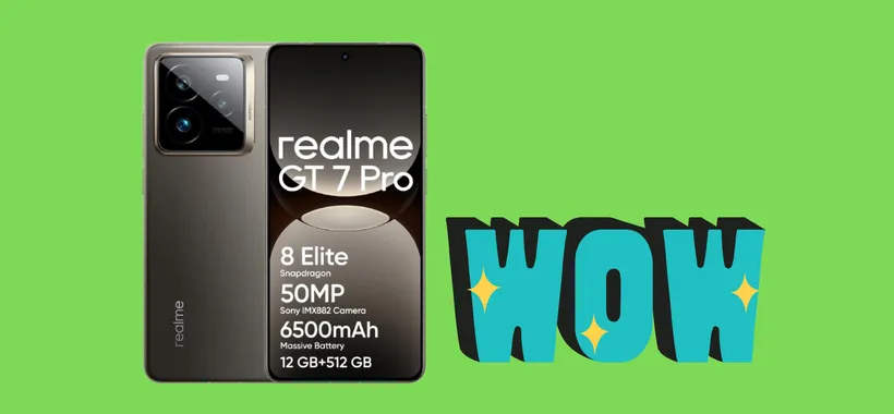 Ecco come avere 60 euro di sconto su Realme GT 7 Pro 5G