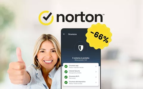 Norton 360 Deluxe: sicurezza totale in SCONTO del 66%