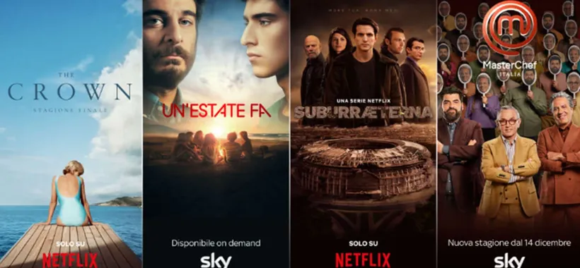Guarda Sky TV e Netflix insieme a 14,90€/mese con la promo del Black Friday