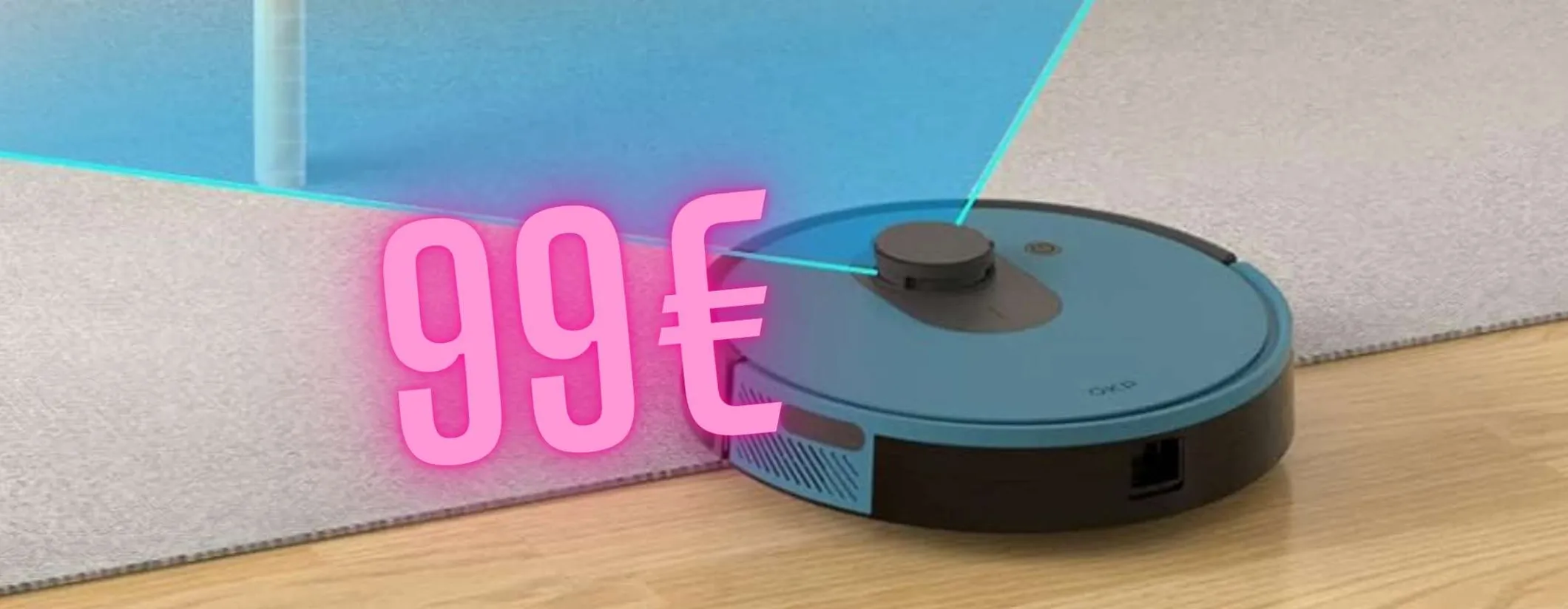 Pavimenti splendenti senza alzare un dito con il robot aspirapolvere OPK L1 a soli 99€