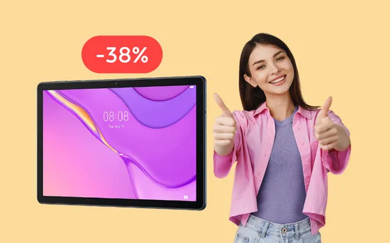 Tablet Huawei 10 pollici,128GB, LTE e 4 speaker: il MEGLIO a soli 179€