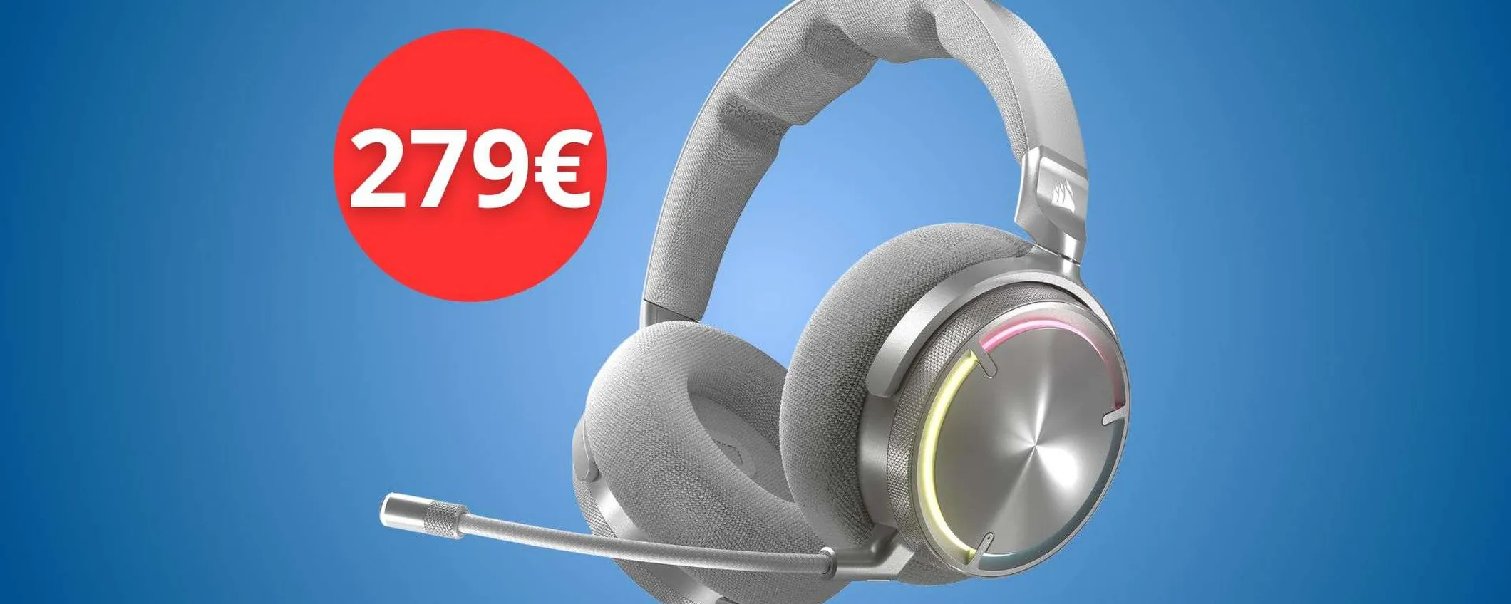 Corsair Virtuoso Max in offerta: cuffie gaming degne di un re, oggi risparmi 50€
