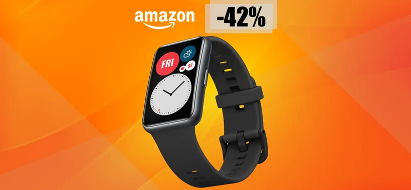 Huawei Watch Fit con GPS: questo sconto lo rende un best buy (-55€)