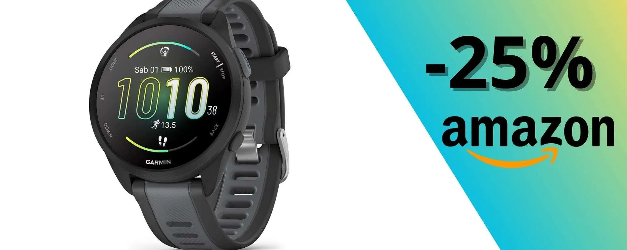 Garmin Forerunner 165 in offerta: smartwatch da corsa con uno SCONTO da record