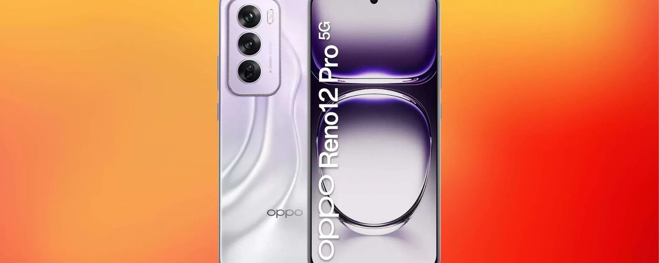 OPPO Reno 12 Pro a 383,90€ con codice sconto: Il re dei camera phone