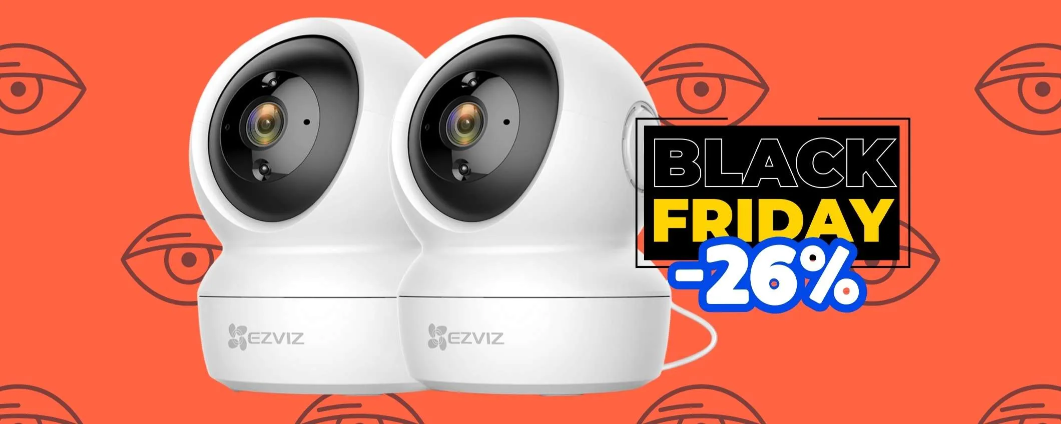 Sicurezza BIS con telecamere WiFi 1080p multifunzione (39€)