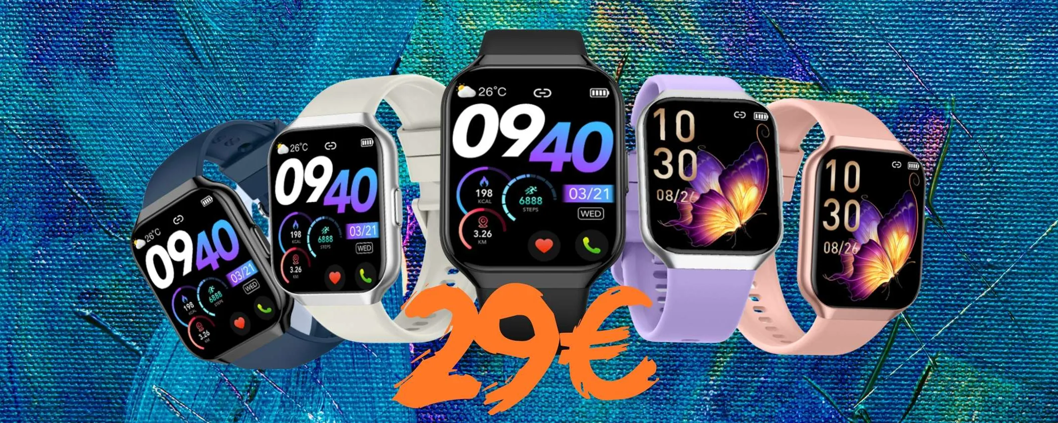 Visualizza le notifiche e rispondi alle chiamate con questo smartwatch a 29€