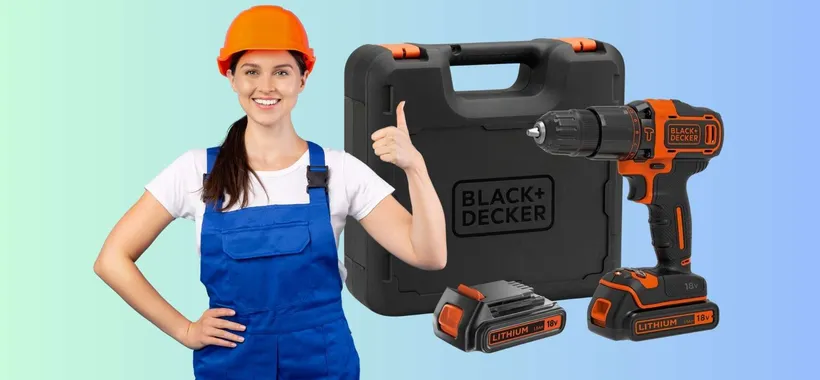 Black+Decker: epico Trapano Avvitatore a percussione in SCONTO su eBay