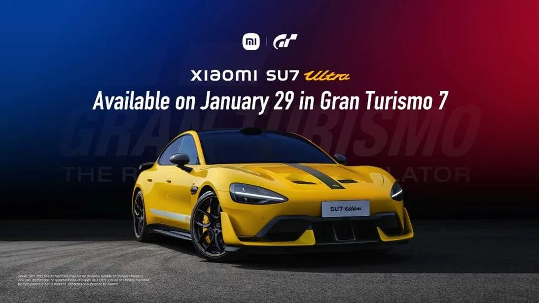 Xiaomi SU7 Ultra debutta su Gran Turismo 7: la supercar elettrica entra nella leggenda dei simulatori