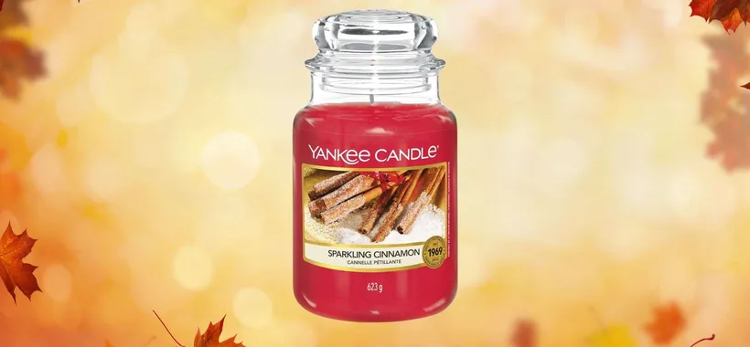 La candela profumata perfetta per le serate autunnali: Yankee Candle alle Cannelle in SCONTO (-30%)