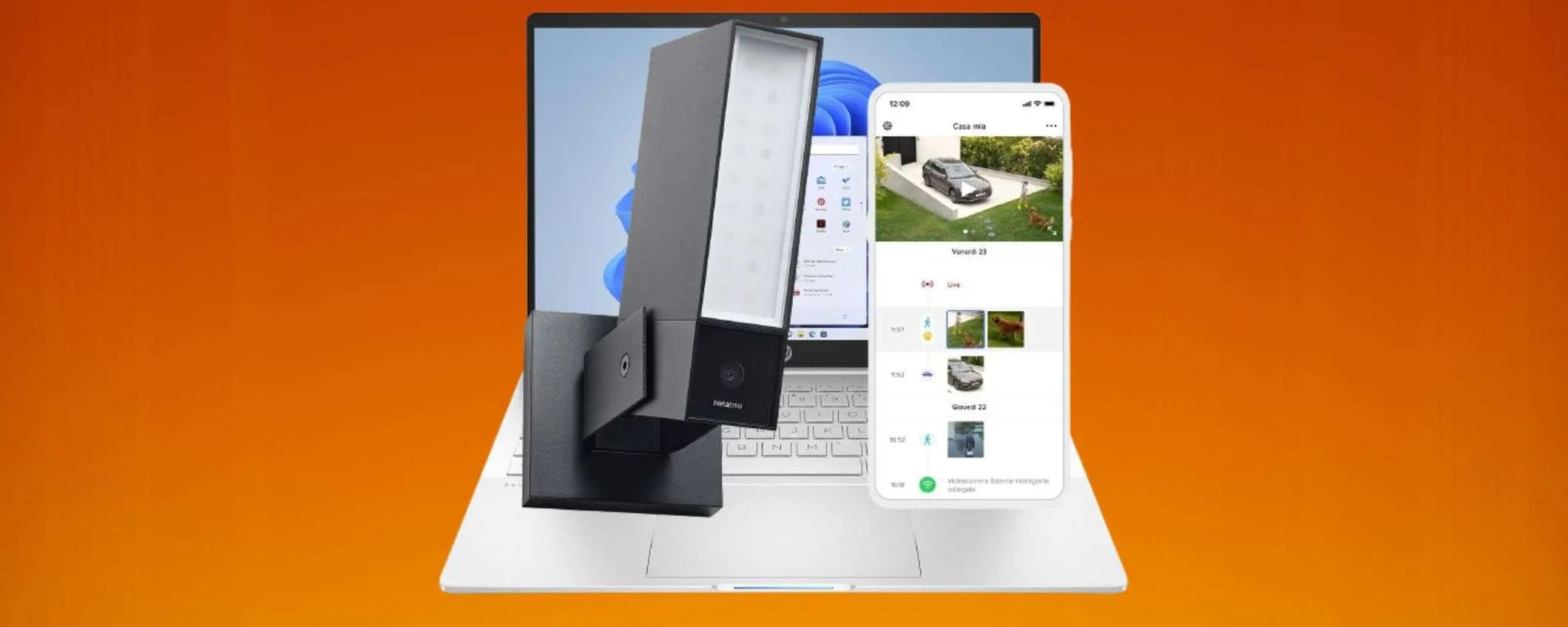 Telecamera di sicurezza per esterni in offerta: risparmi il 25%