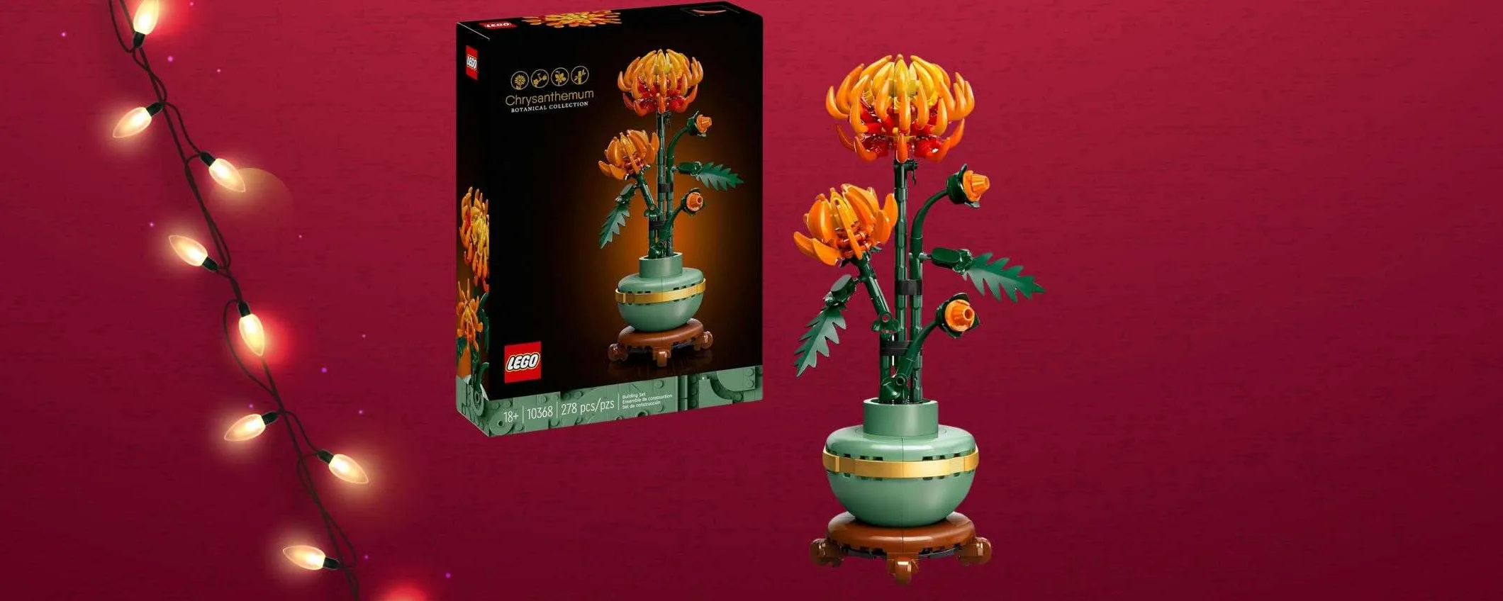 LEGO Crisantemo in offerta: un tocco di RAFFINATEZZA per Natale