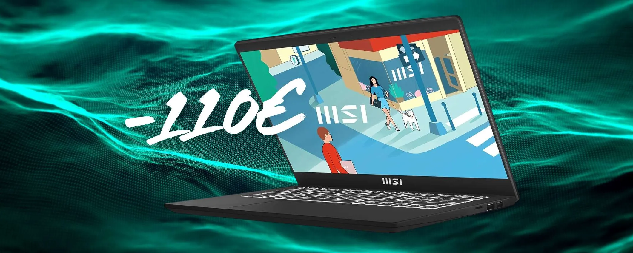 MSI Modern 14: Intel Core i7, 16GB RAM, 512GB SSD e Windows 11 (-110€)
