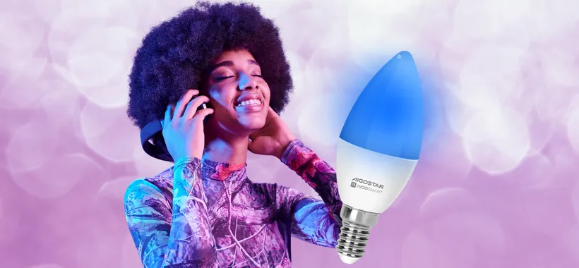 Questa Lampadina Smart si accende a tempo di musica ed è in sconto
